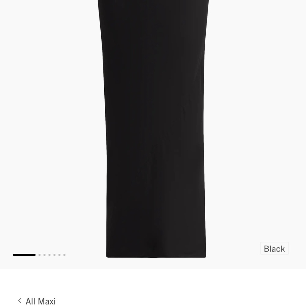 A.L.C. Classic Black Maxi Skirt